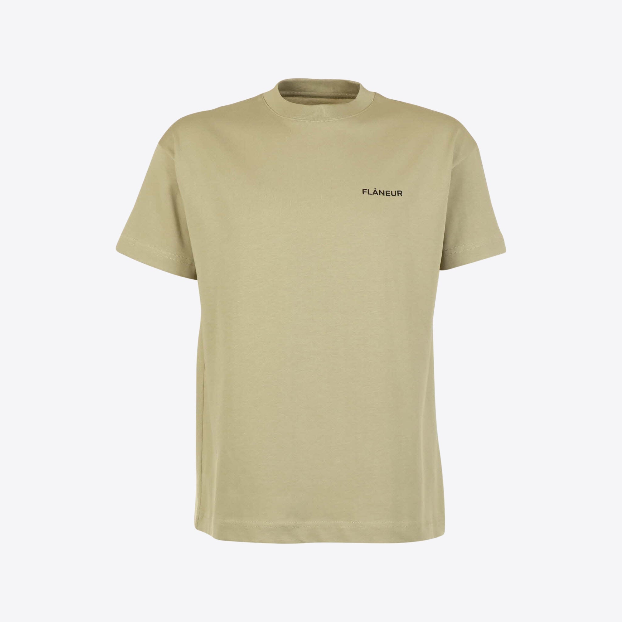 French Lettering T-shirt (Beige)