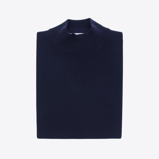 Pull donkerblauw merinos