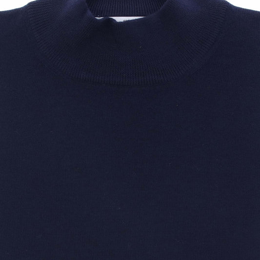 Pull donkerblauw merinos