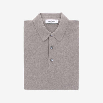 Polo beige merinos