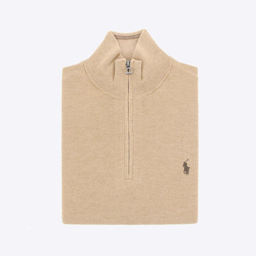 Pull beige structuur