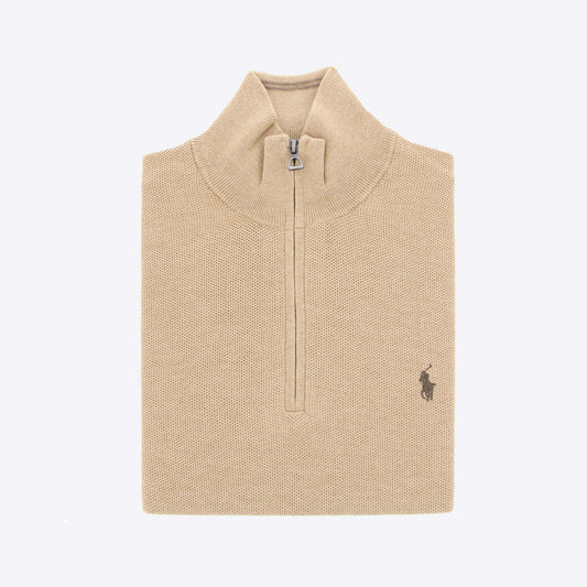 Pull beige structuur