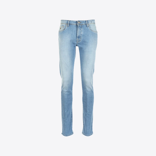 Broek jeans l.blauw