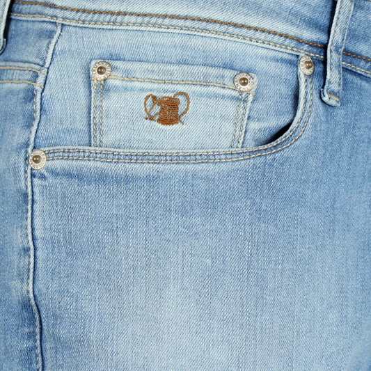 Broek jeans l.blauw