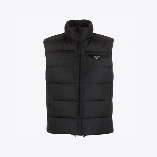 Bodywarmer zwart re-nylon