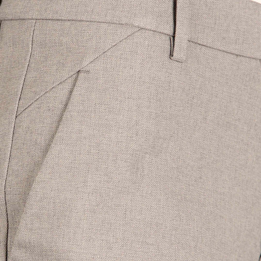 Broek stof beige