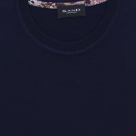 Pull donkerblauw merinos IQ