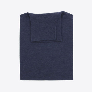 Pull jeansblauw merinos
