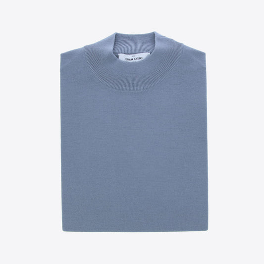 Pull lichtblauw merinos