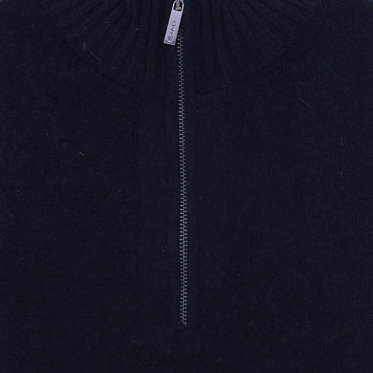 Pull donkerblauw merinos