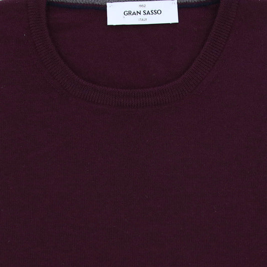 Pull bordeaux merinos