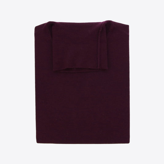 Pull bordeaux merinos