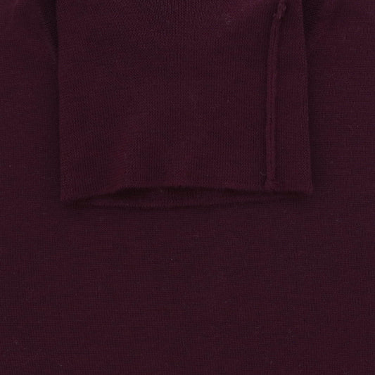 Pull bordeaux merinos