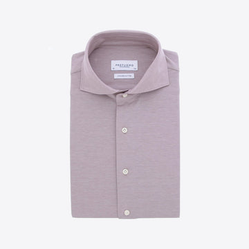 Hemd aubergine jersey
