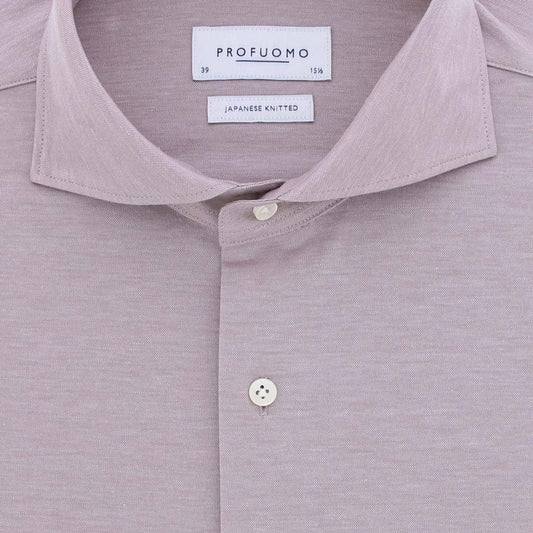 Hemd aubergine jersey