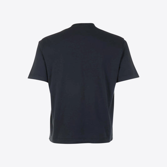 T-shirt donkerblauw boxy