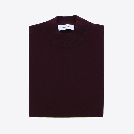 Pull bordeaux merinos