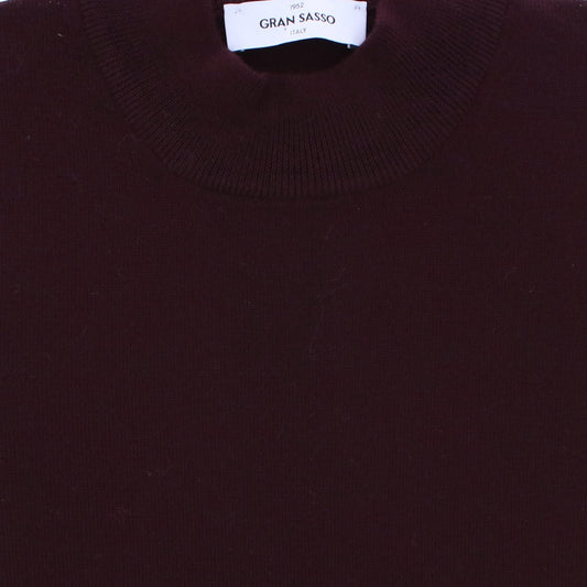 Pull bordeaux merinos