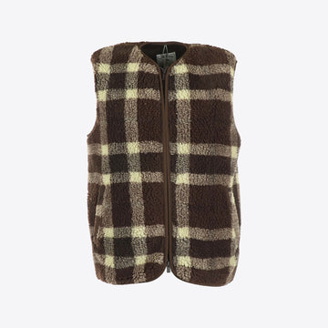 Gilet bruin ruit