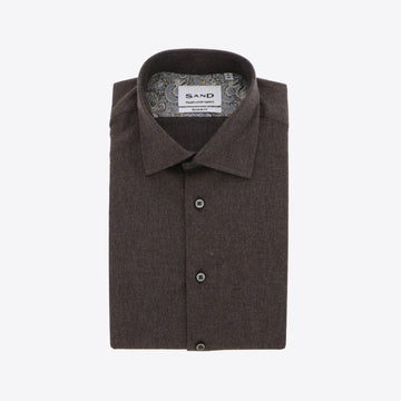 Hemd bruin  flannel State Soft
