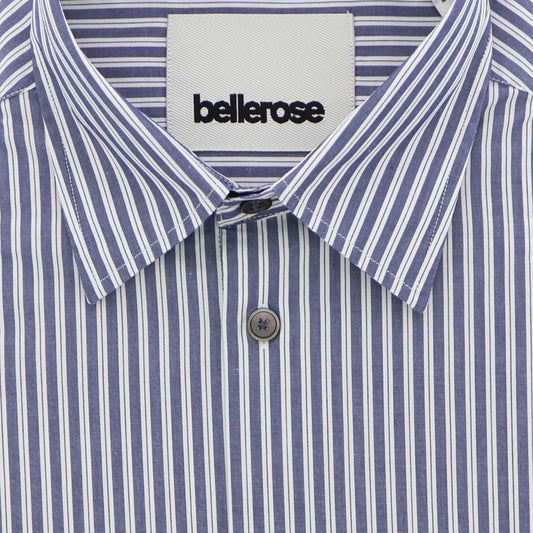 Hemd donkerblauw streep loose