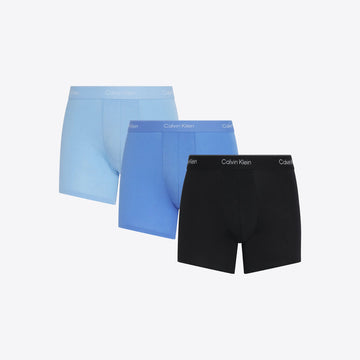 Boxer 3 pack zwart blauw