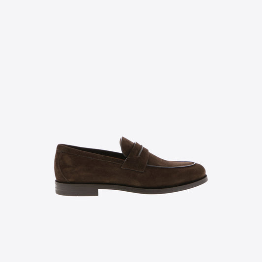 Mocassins bruin daim