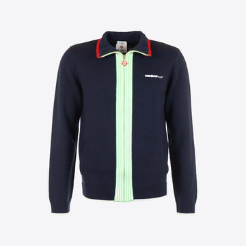 Cardigan donkerblauw rits