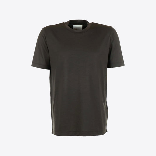 T-shirt bruin wol