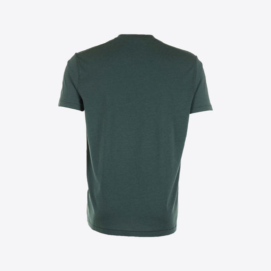 T-shirt donkergroen tencel
