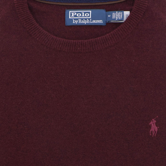 Pull bordeaux lamswol