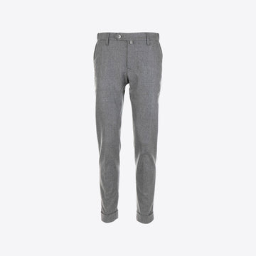 Broek grijs flanel Jannik