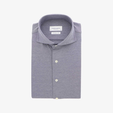 Hemd blauw jersey