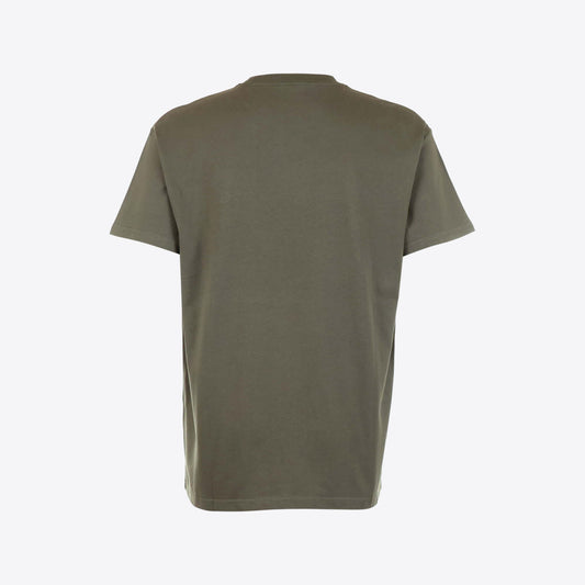 T-shirt kaki logo klein