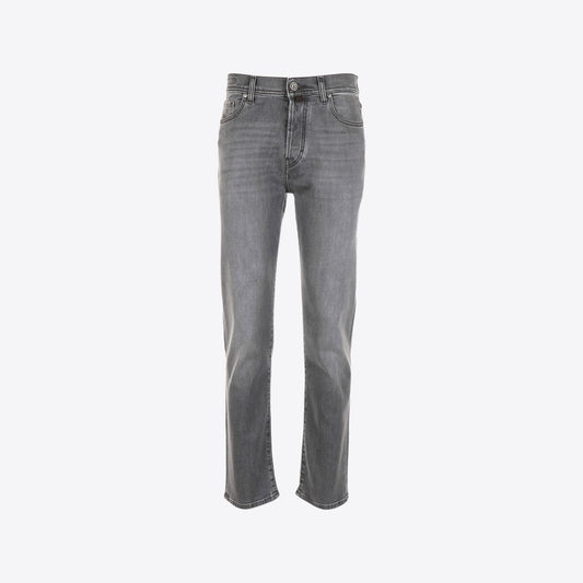 Jeans donkergrijs recht Edo
