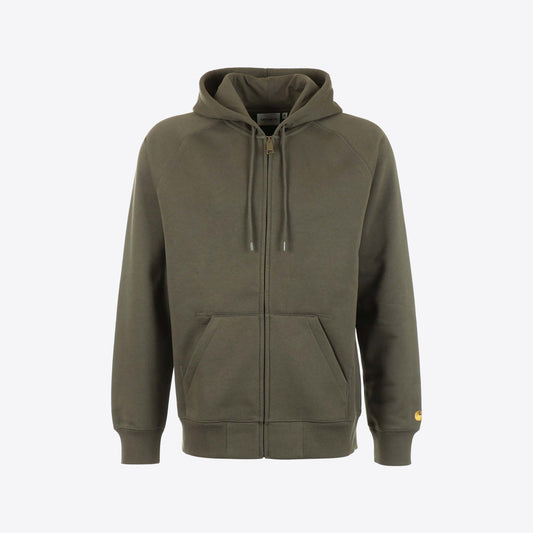 Cardigan kaki rits