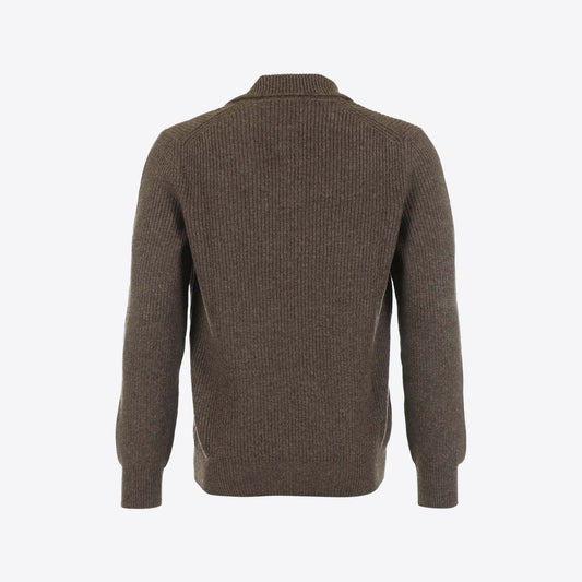 Polo bruin  rib