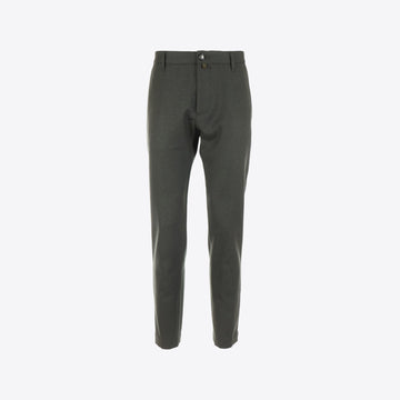 Broek donkergroen wol Gray