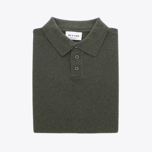 Polo groen lamswol