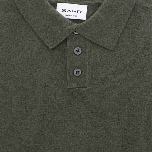 Polo groen lamswol