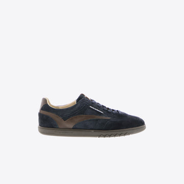 Sneakers donkerblauw daim