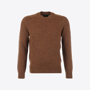 Pull brique  shetland