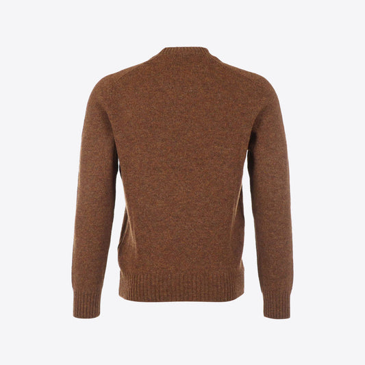 Pull brique  shetland