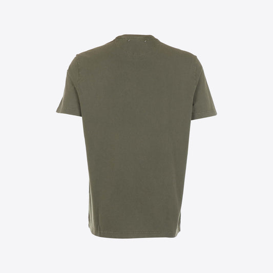 T-shirt kaki washed