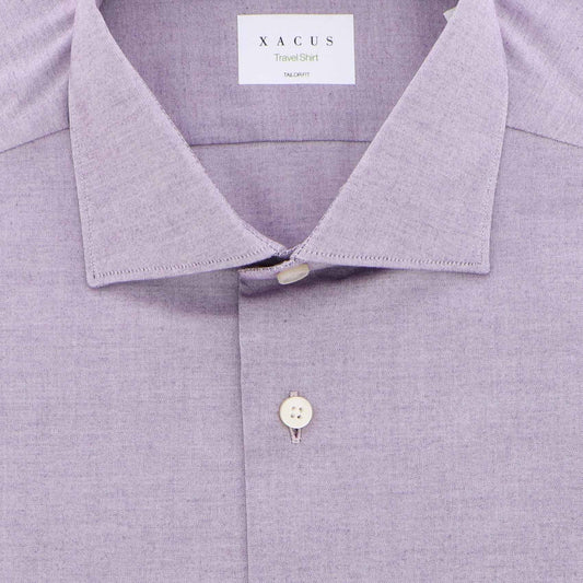 Hemd mauve melange