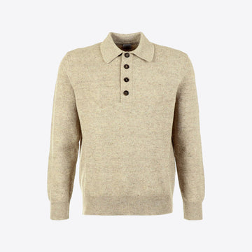 Polo beige mélange
