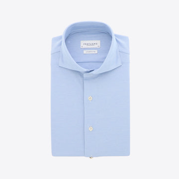 Hemd lichtblauw jersey