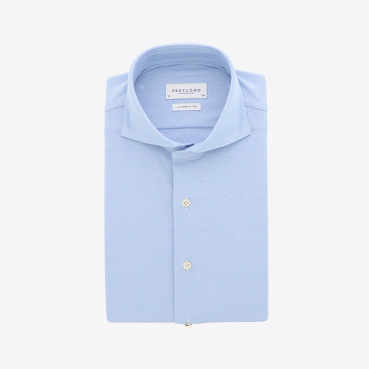 Hemd lichtblauw jersey
