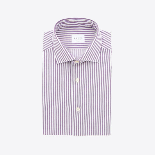 Hemd mauve streep