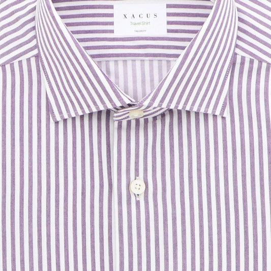 Hemd mauve streep
